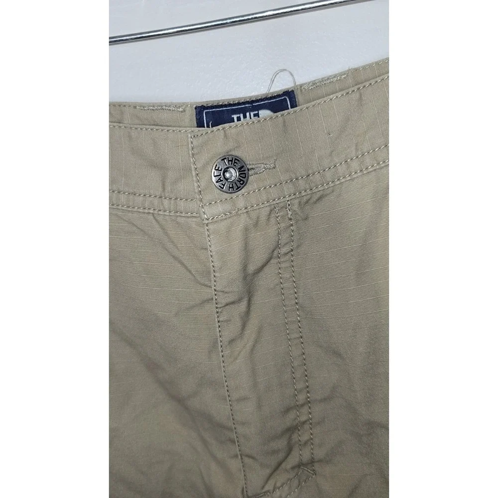 The North‎ Face Ripstop Cargo Shorts Sz 36 Khaki Utility Pockets Hiking Gorpcore